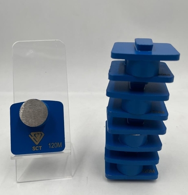 Husqvarna Redi Lock Compatible Metal Bond Single Button Diamant Polishing Pads para pisos de hormigón y terrazo