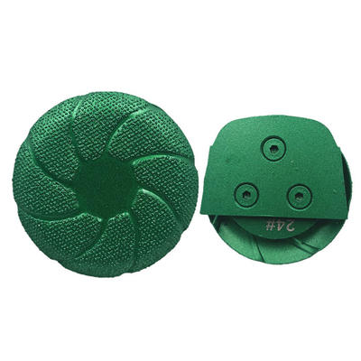 3' 'Lavina En el suelo EDCO cambio rápido de respaldo al vacío diamantes triturados con soldadura para moler piedra natural de hormigón o lija de suelo de madera dura