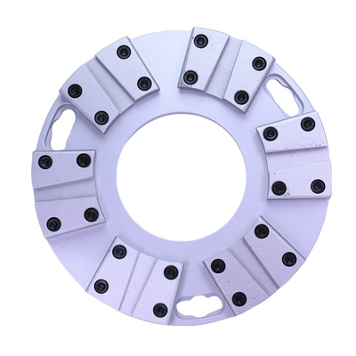 Placa de conversión Husqvarna de 270 mm con seis ranuras multifunción EZ-Change &amp; Redi-Lock para poder usar herramientas de diamante de molienda de suelo de HTC y Husqvarna