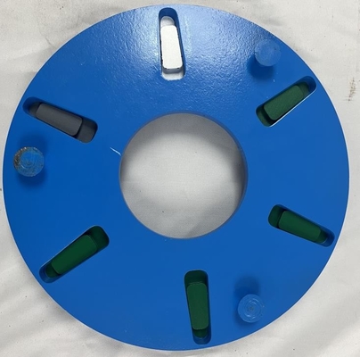 Klindex Superconcreto Caminar Detrás de Planetas de Molino de suelo 240mm Placa de conversión W / Seis ranuras de bloqueo Redi