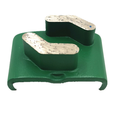 HTC EZ Cambio de diapositiva en doble de 15 mm de altura L-segmentos de metal enlazado de hormigón Terrazzo piso de diamantes de molienda de discos