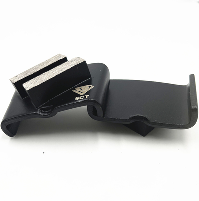 HTC EZ Cambiar Slide En Barras Dobles Rectangulares Segmentos de Diamante Zapatos de molienda de suelo de hormigón Terrazzo