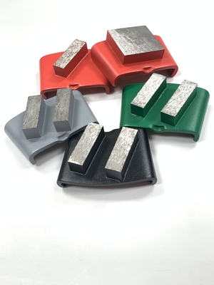 HTC EZ cambio de diapositiva en el segmento de barra rectangular única zapatos de molienda de diamantes para la molienda de suelo de hormigón Terrazzo