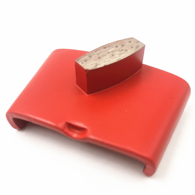 HTC EZ Cambio de diapositiva en segmento en forma de ataúd de hormigón Terrazzo suelo Pads de molienda de diamantes secos / húmedos