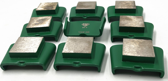 HTC EZ Cambio de diapositiva en cuadrado en forma de bloques de diamantes de hormigón zapatos de molienda de suelo Terrazzo