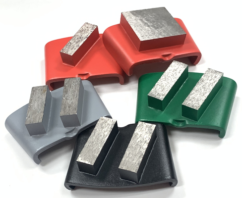 HTC EZ Cambio de diapositiva en cuadrado en forma de bloques de diamantes de hormigón zapatos de molienda de suelo Terrazzo