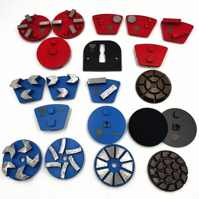 3' STI Prepmaster Doble Pinos Integrados EG Sistema de cambio de suelo Preparación de revestimientos de suelo dañados Eliminación de PCD Pucks W/ Cuatro PCD completos redondos y cuatro barras de diamante de protección