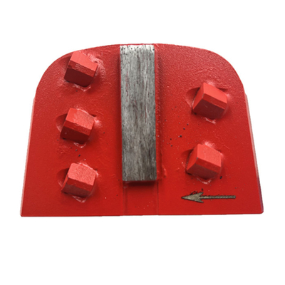 Lavina En el suelo EDCO Trapezoide delgado 5S 1/4 PCD redondo más barra de diamante de equilibrio único para la eliminación de pisos dañados