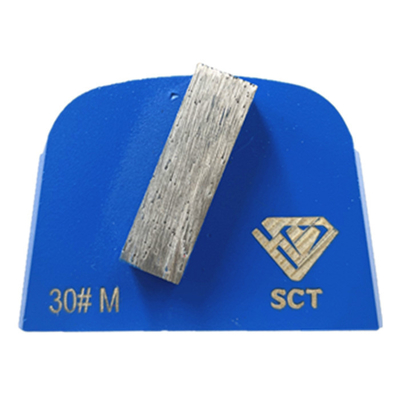 Lavina En el suelo EDCO Slim Fit Single Rectangular Bar de Diamante Trapezoides Segmentos de molienda para pisos de hormigón Terrazzo