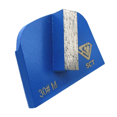 Lavina En el suelo EDCO Slim Fit Single Rectangular Bar de Diamante Trapezoides Segmentos de molienda para pisos de hormigón Terrazzo