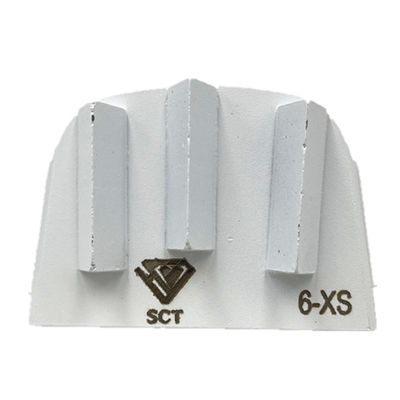 Lavina En el suelo EDCO Trapezoide de ajuste delgado Triple Pico Segmentos de diamante Concreto Terrazzo Parrilla agresivos