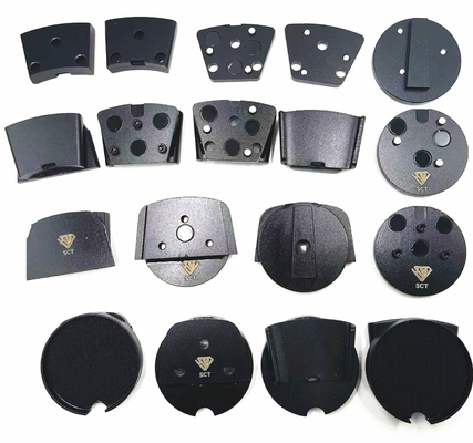 Lavina En el suelo EDCO Trapezoide delgado ajustado soporte de velcro para 3'4' Resina Bond Velcro Backer diamantes pucks de pulido