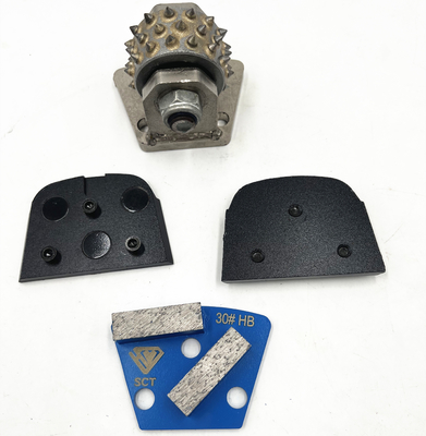Lavina Onfloor EDCO Slim Fit Trapezoid Conversion Adapter Holder para ASL Xingyi Ironhorse Wolfpack Herramientas magnéticas de molienda de diamantes para pisos de hormigón Terrazzo
