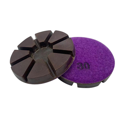3''Velcro apoyada en el cobre de la unión de suelo de hormigón de resina híbrida transicional de polvo de diamantes secos
